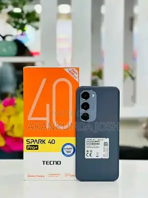 New Tecno Spark 40 Pro+ 256 GB Black