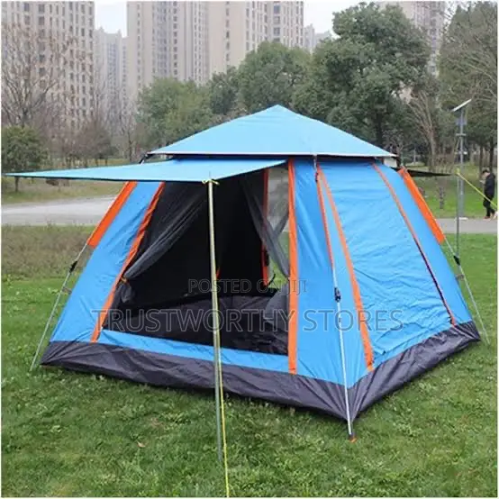 5 People Automatic Camping Tent With Shade