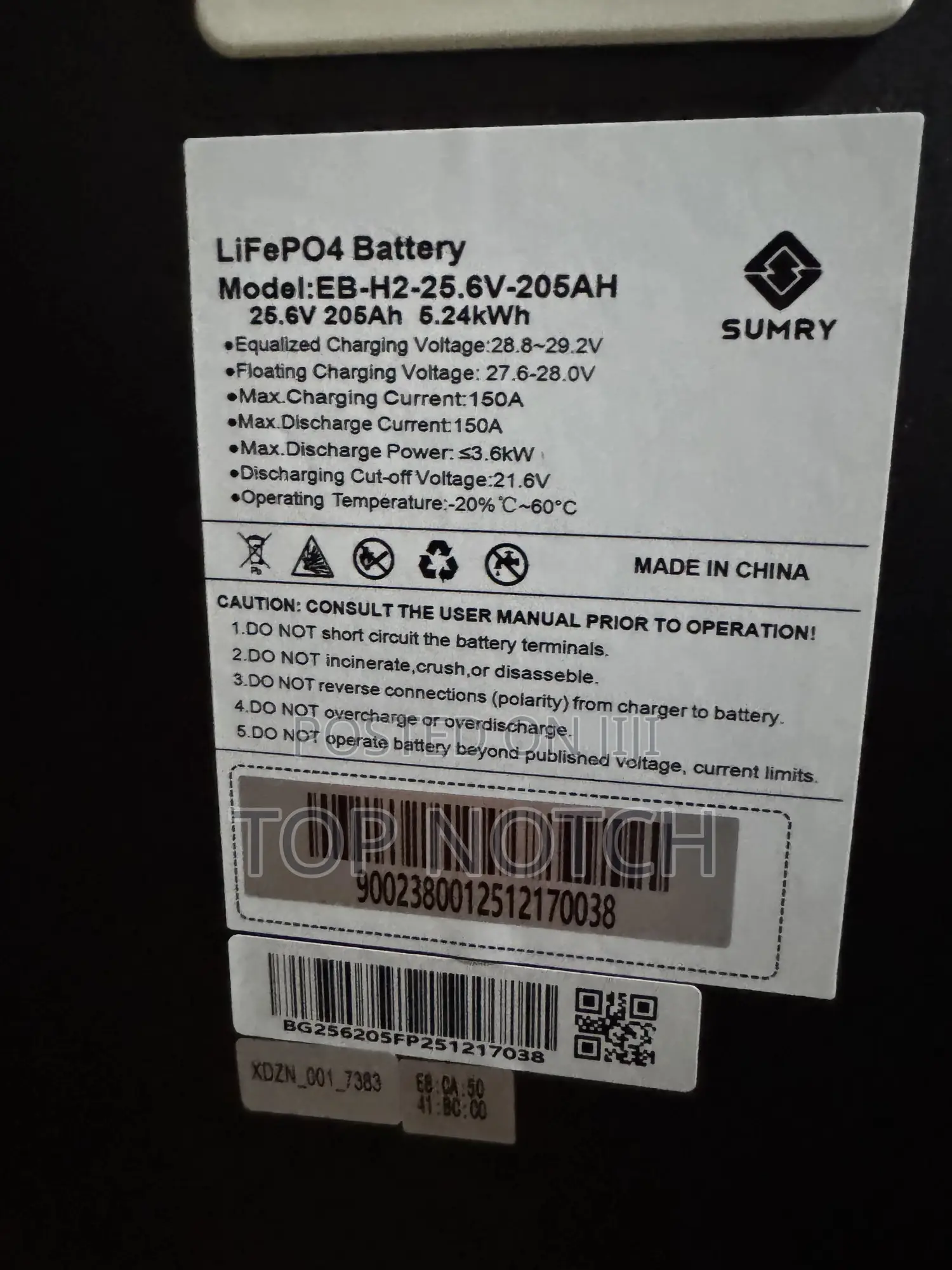 5kwh / 200ah/ 24v Lithium Battery