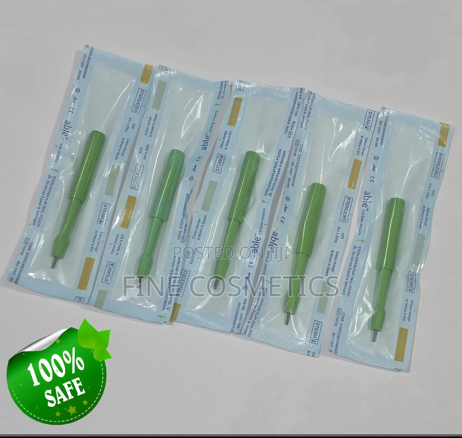 5pcs Disposable Dermal Piercing Biopsy Puncher Anchor Punch