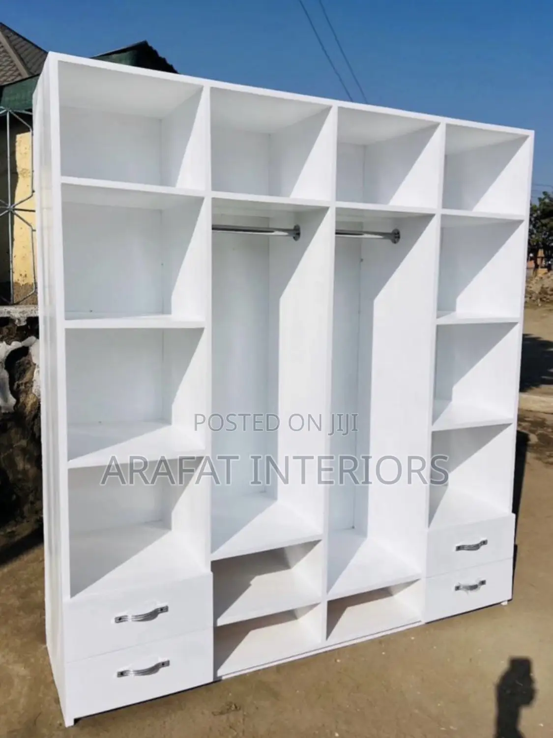 Astra Geometric Wardrobe by Arafat Interiors