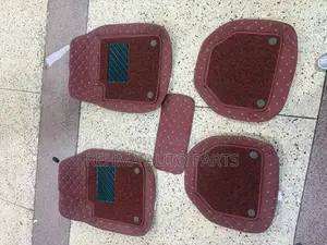 3d Red Car Floor Mats / Carpets