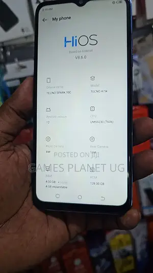 Tecno Spark 10 128 GB Blue