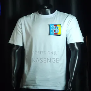 Light Sky Blue Graphic Tshirt Ft a Bk Id Patch On The Left Chest.