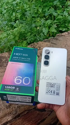 New Infinix Hot 60i 128 GB Silver