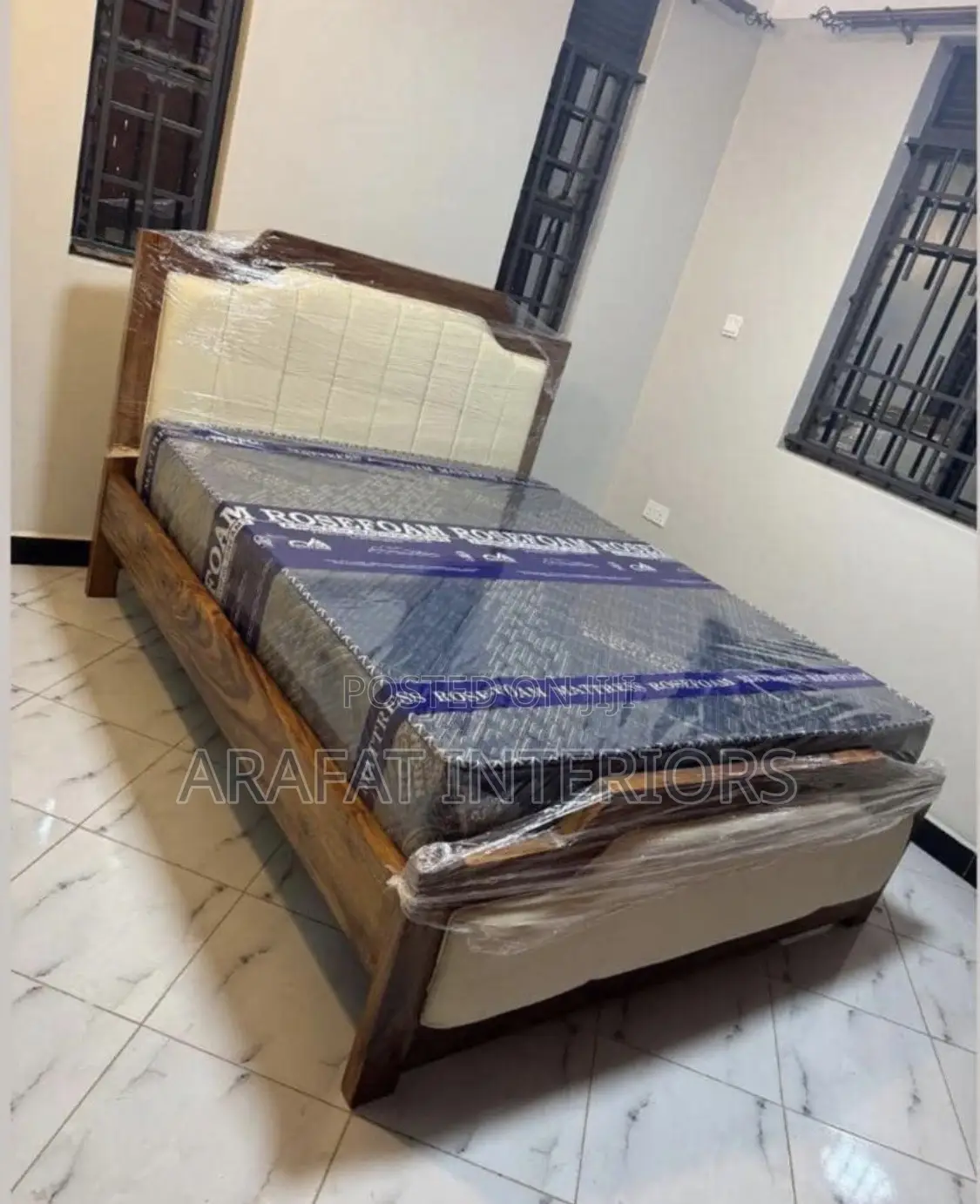 Haven Wooden Upholstered Bed