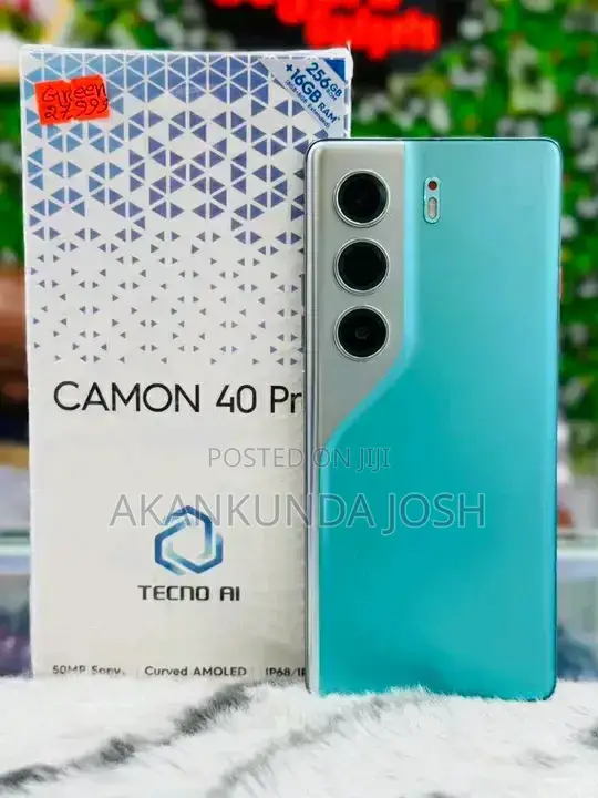 New Tecno Camon 40 Pro 5G 256 GB Green