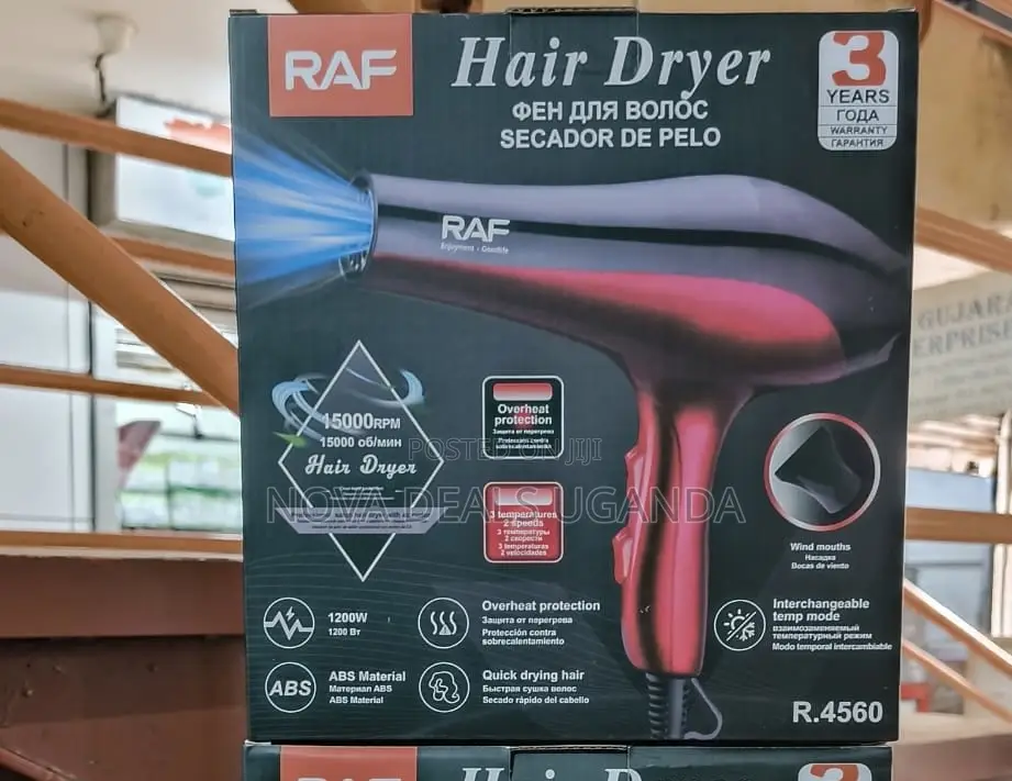 Raf Professional Hair Dryer 2000w –Hot Cold Air, Salon Blow Dryer