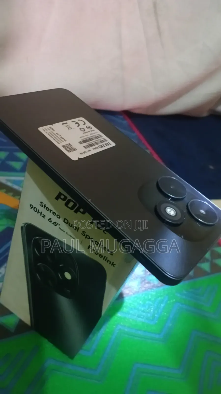 New Tecno Pop 10C 64 GB Black