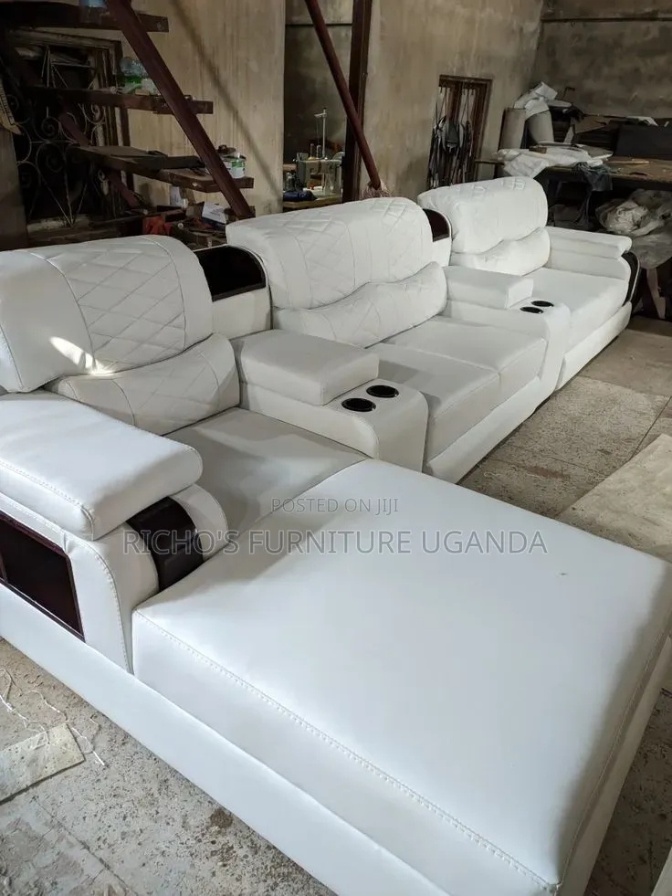 Sofa Set White in Colour