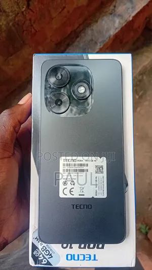 New Tecno Pop 10C 64 GB Black