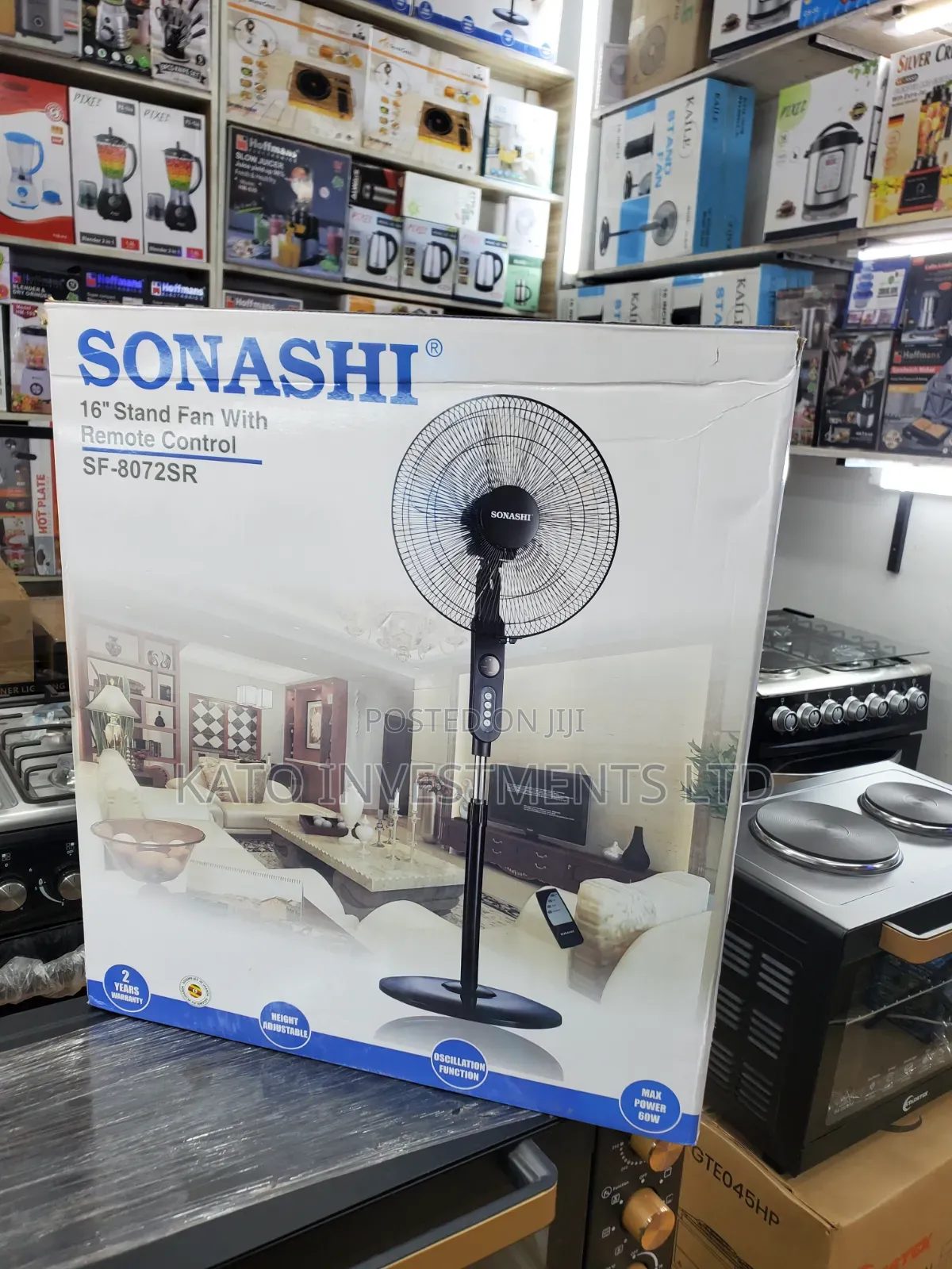 Sonashi 16 Stand Fan With Remote Sf