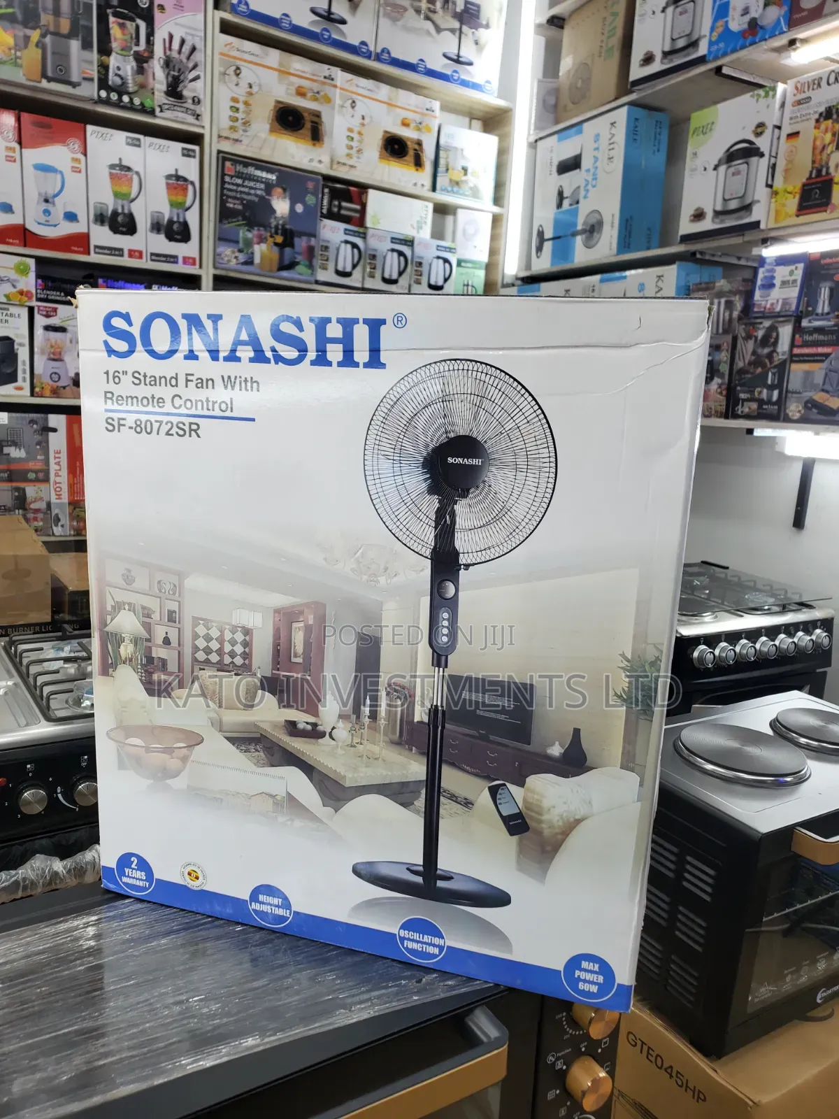 Sonashi 16 Stand Fan With Remote Sf