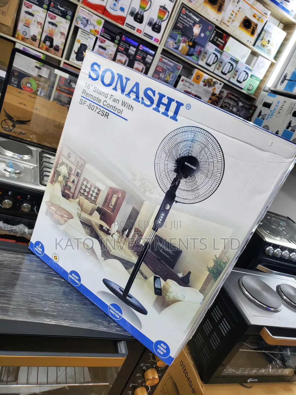 Sonashi 16 Stand Fan With Remote Sf