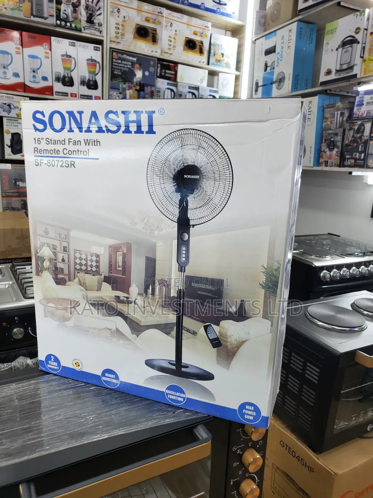 Sonashi 16 Stand Fan With Remote Sf