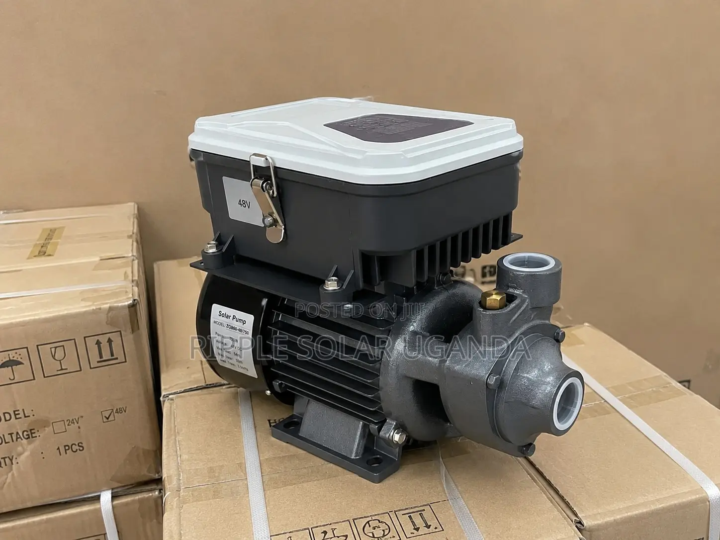 500w Solar Surface Water Pump 58m Head Mppt Controller Kampala