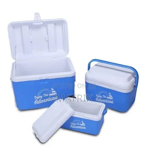 3 Pc Insulated Water Cooler Outdoor Plastic Ice Chest Cool Cooler Box