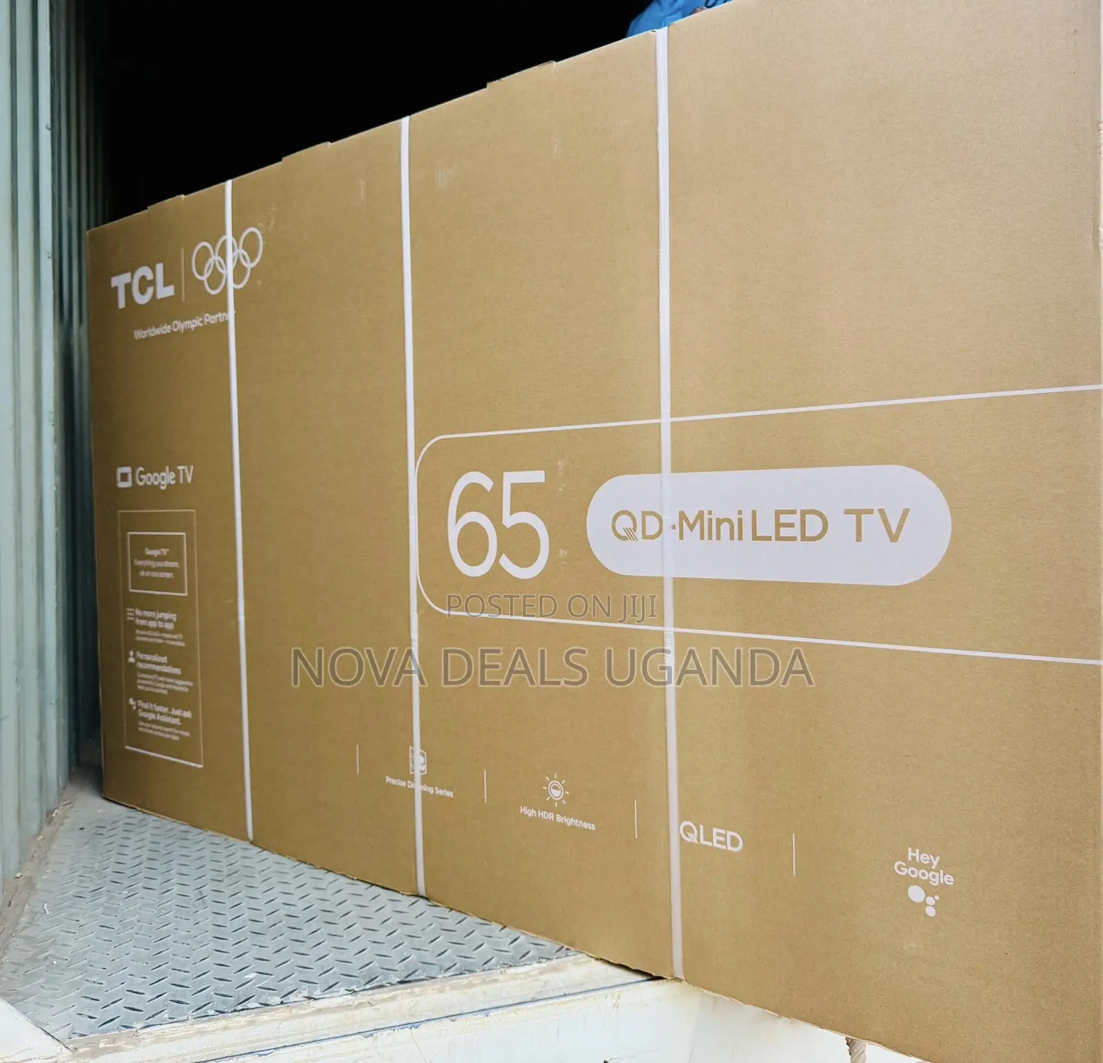 TCL 65” Qd Mini-Led Smart Tv- Uhd Google Tv,Ultra Slim Qled Tv