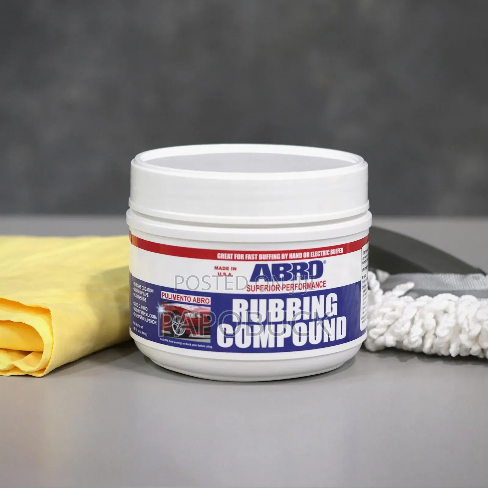 Abro Superior Performance Rubbing Compound Jars