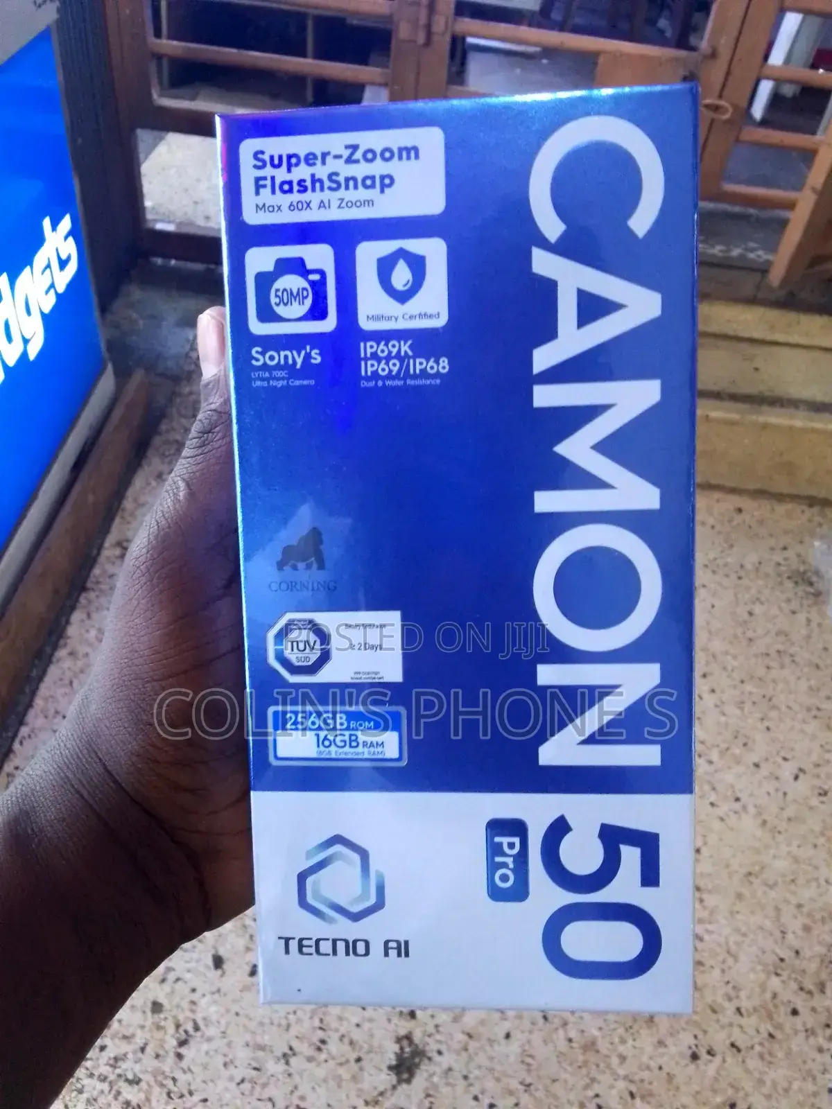 New Tecno Camon 50 Pro 256 GB Black