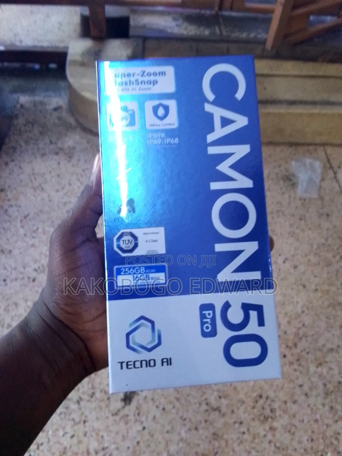 New Tecno Camon 50 Pro 256 GB Black