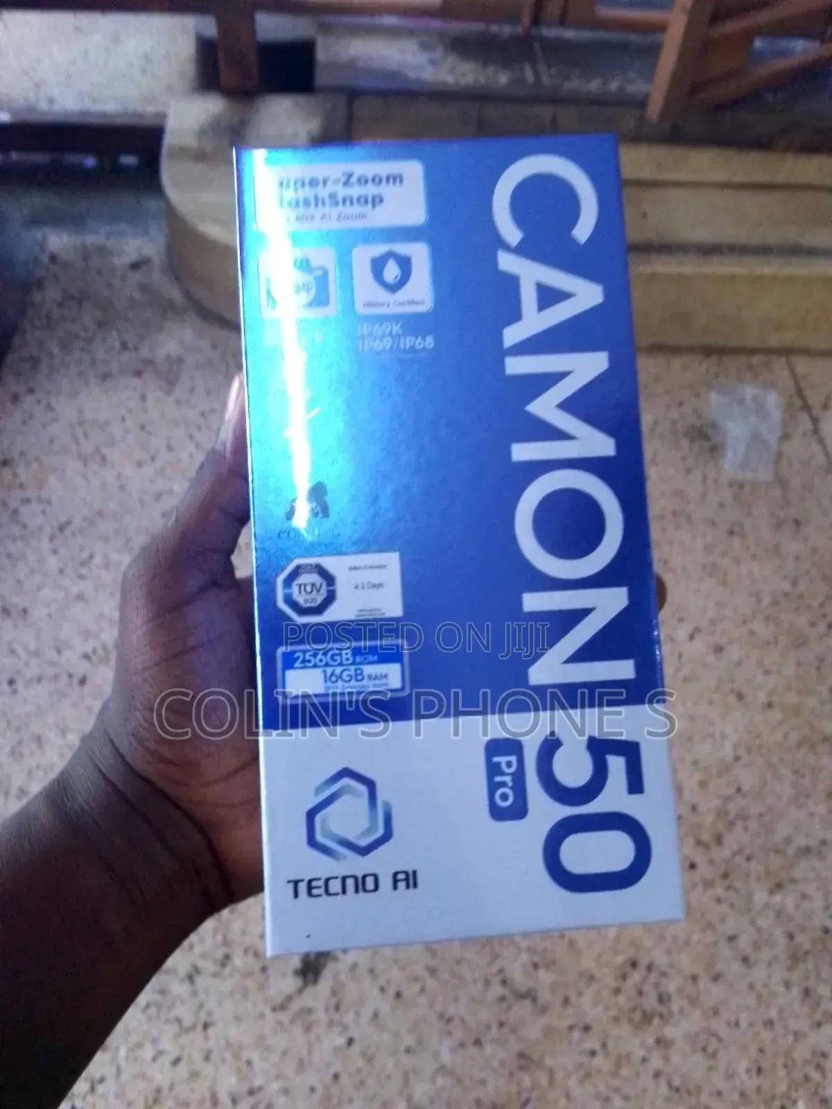 New Tecno Camon 50 Pro 256 GB Black