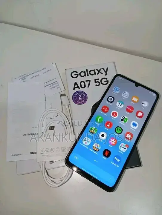 New Samsung Galaxy A07 5G 128 GB Black