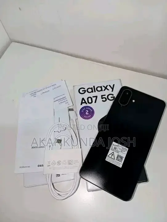 New Samsung Galaxy A07 5G 128 GB Black