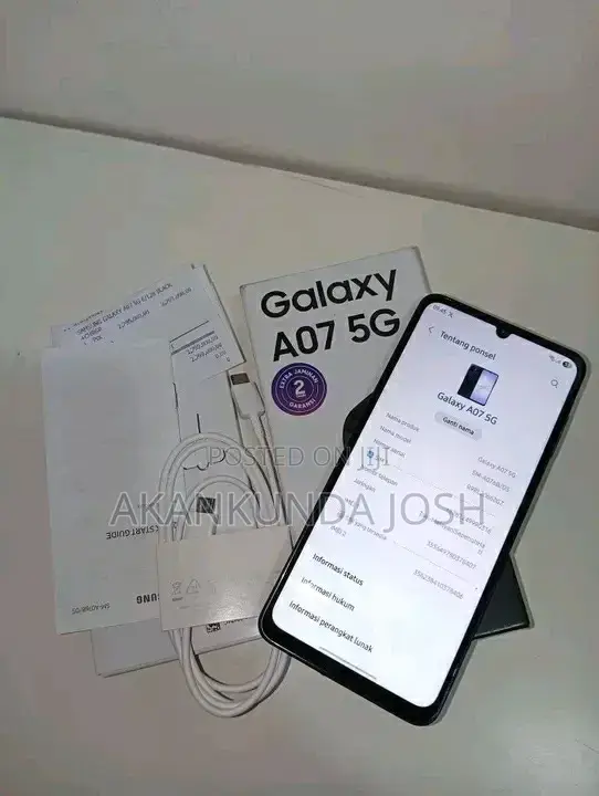New Samsung Galaxy A07 5G 128 GB Black