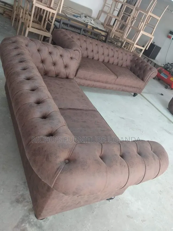 Sofa Set Brown in Colour