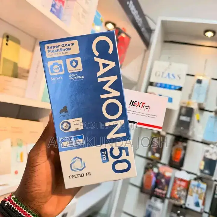 New Tecno Camon 50 256 GB Gray
