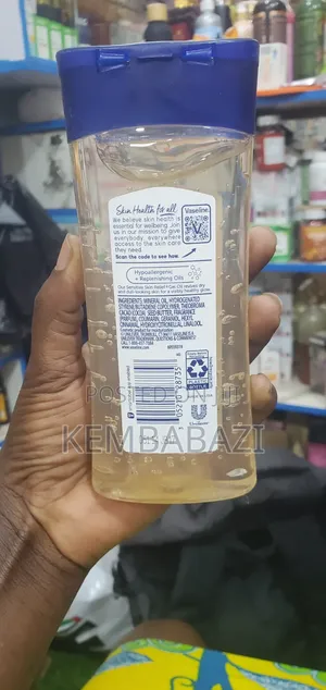 Vaseline Intensive Care Sensitive Skin Relief Body Gel Oil.