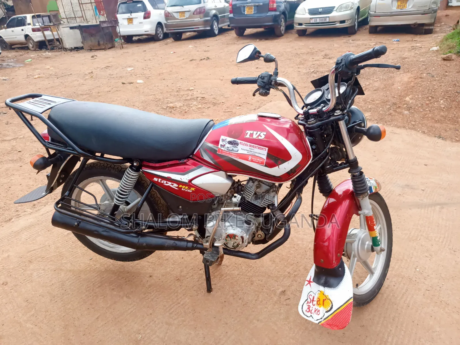 TVS HLX 125 2023 Red