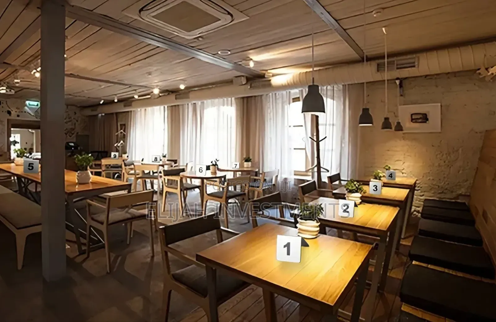 1-12 Stainless Steel Table Number Tent Set