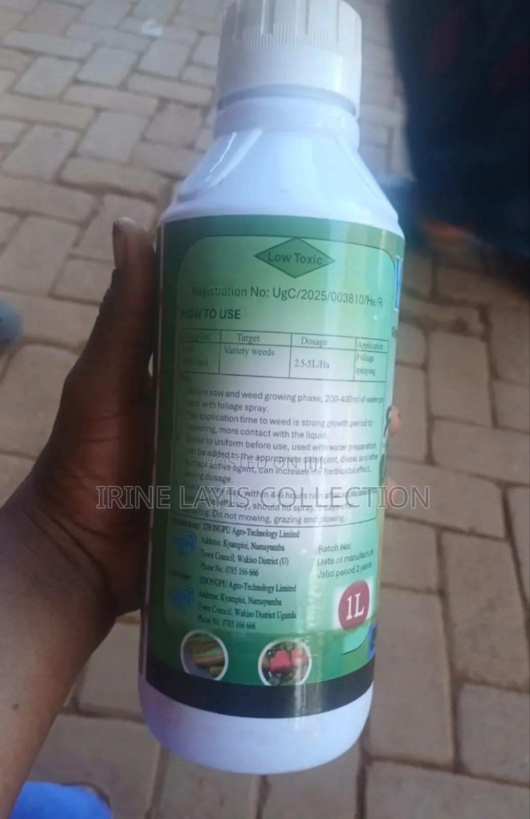 Bottle Of Weed Off, A Non-selective, Systemic Post-emergence Herbicide