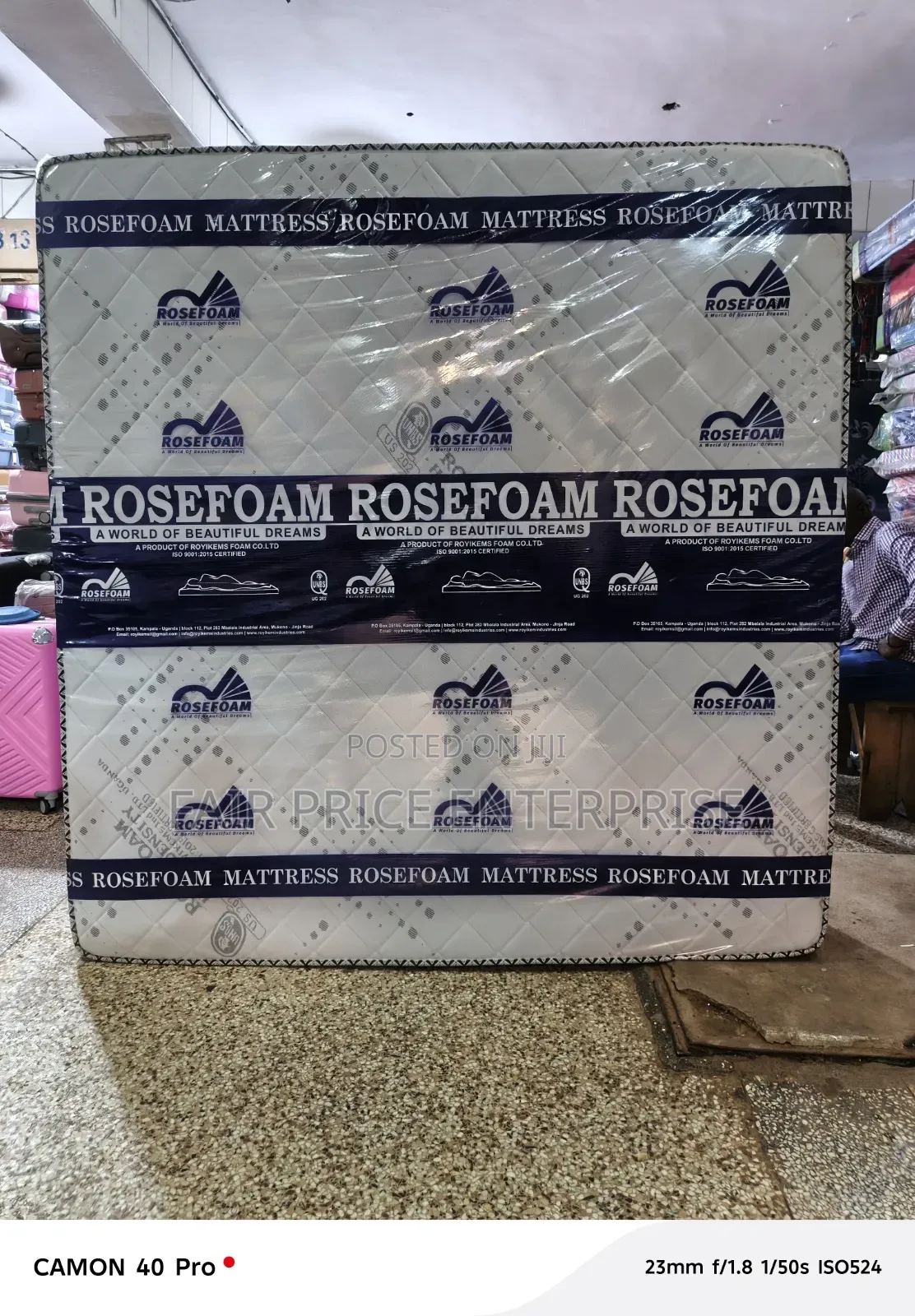 5x6x10 Inches / Premium Mattress High Density Smart / Rosefoam
