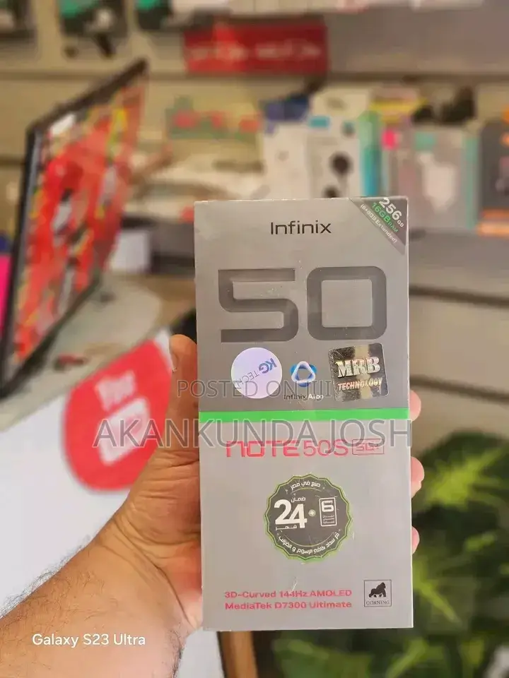 New Infinix Note 50s 256 GB Purple