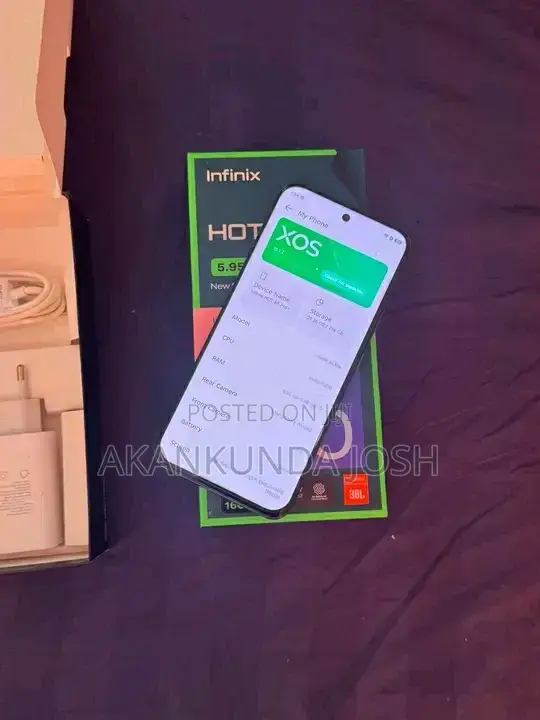 New Infinix Hot 60 Pro+ 128 GB Black