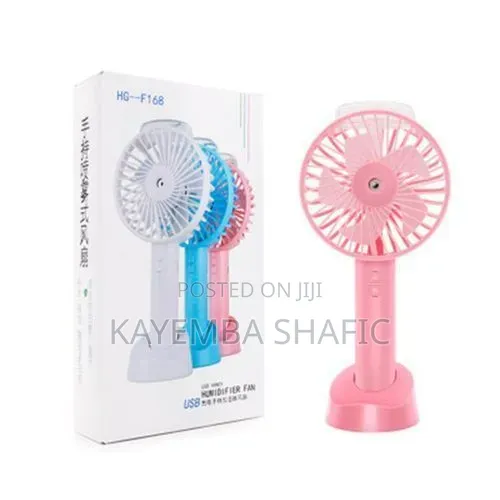 Hand Held Mini Usb Rechargeable Portable Fan - Pink