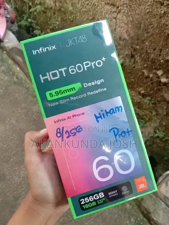 New Infinix Hot 60 Pro+ 128 GB Black