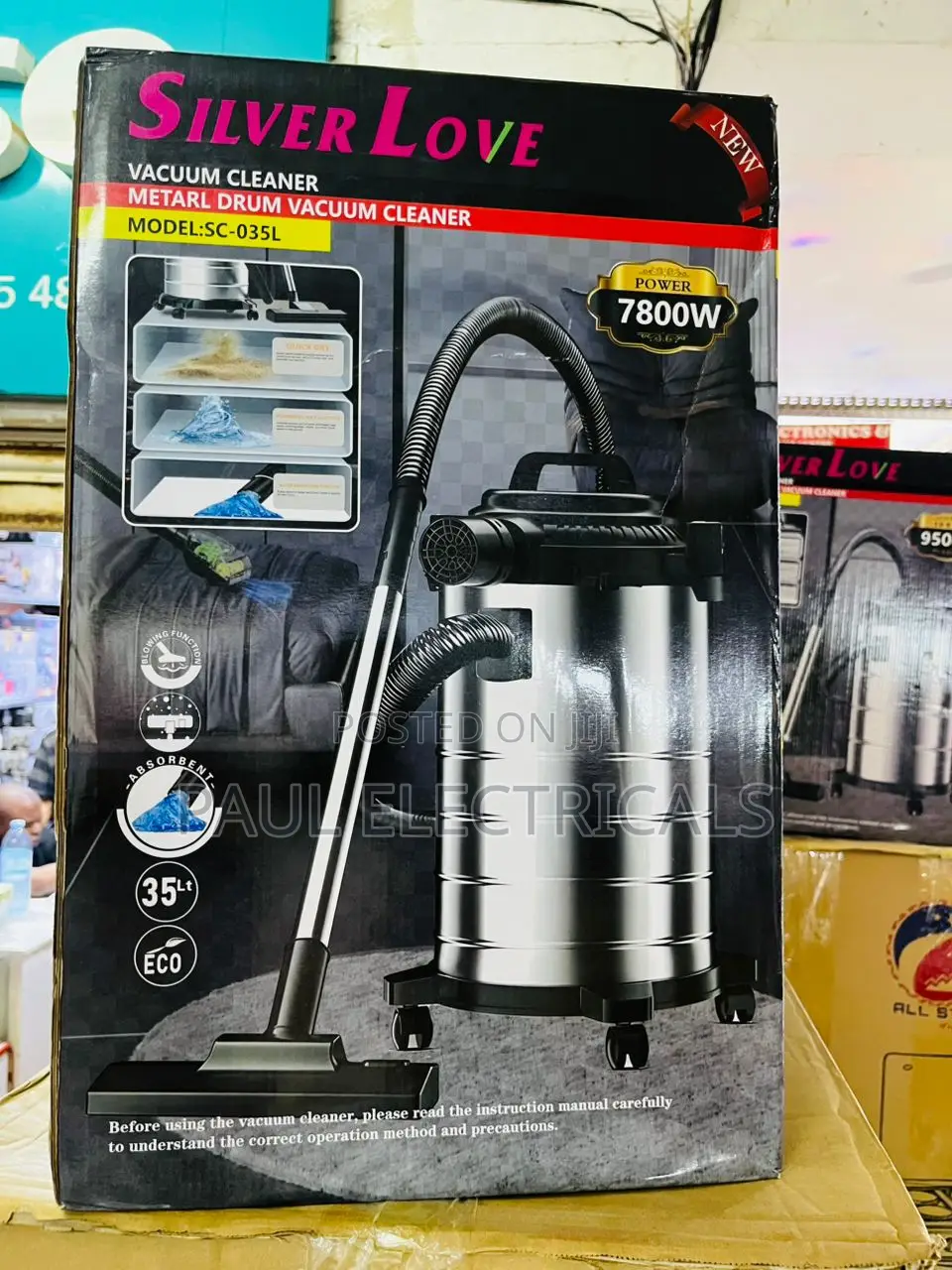 Silver Love 35l Vacuum Cleaner