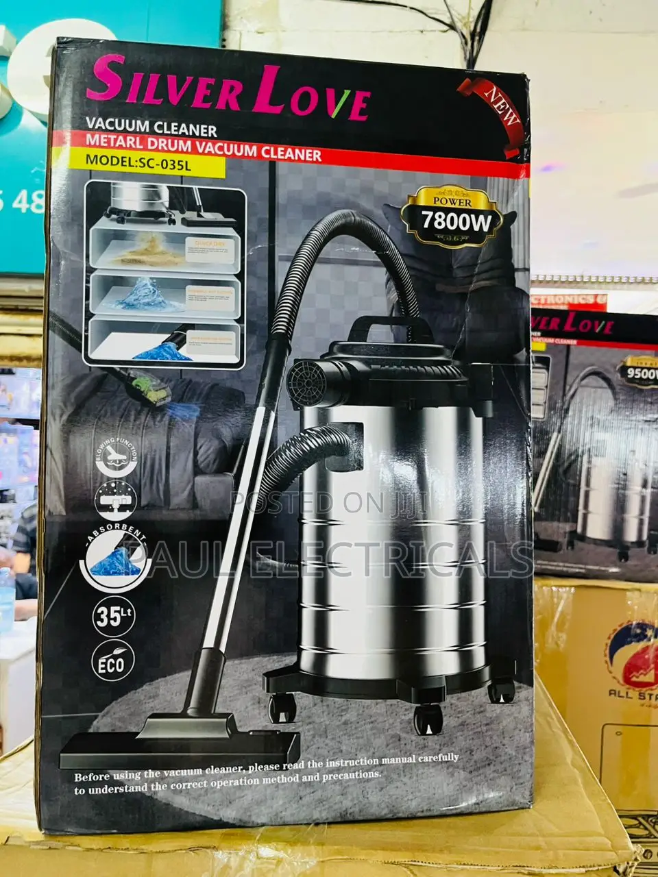 Silver Love 35l Vacuum Cleaner