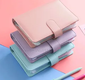 Leather A6 Budget Binder With Magnetic Closure.
