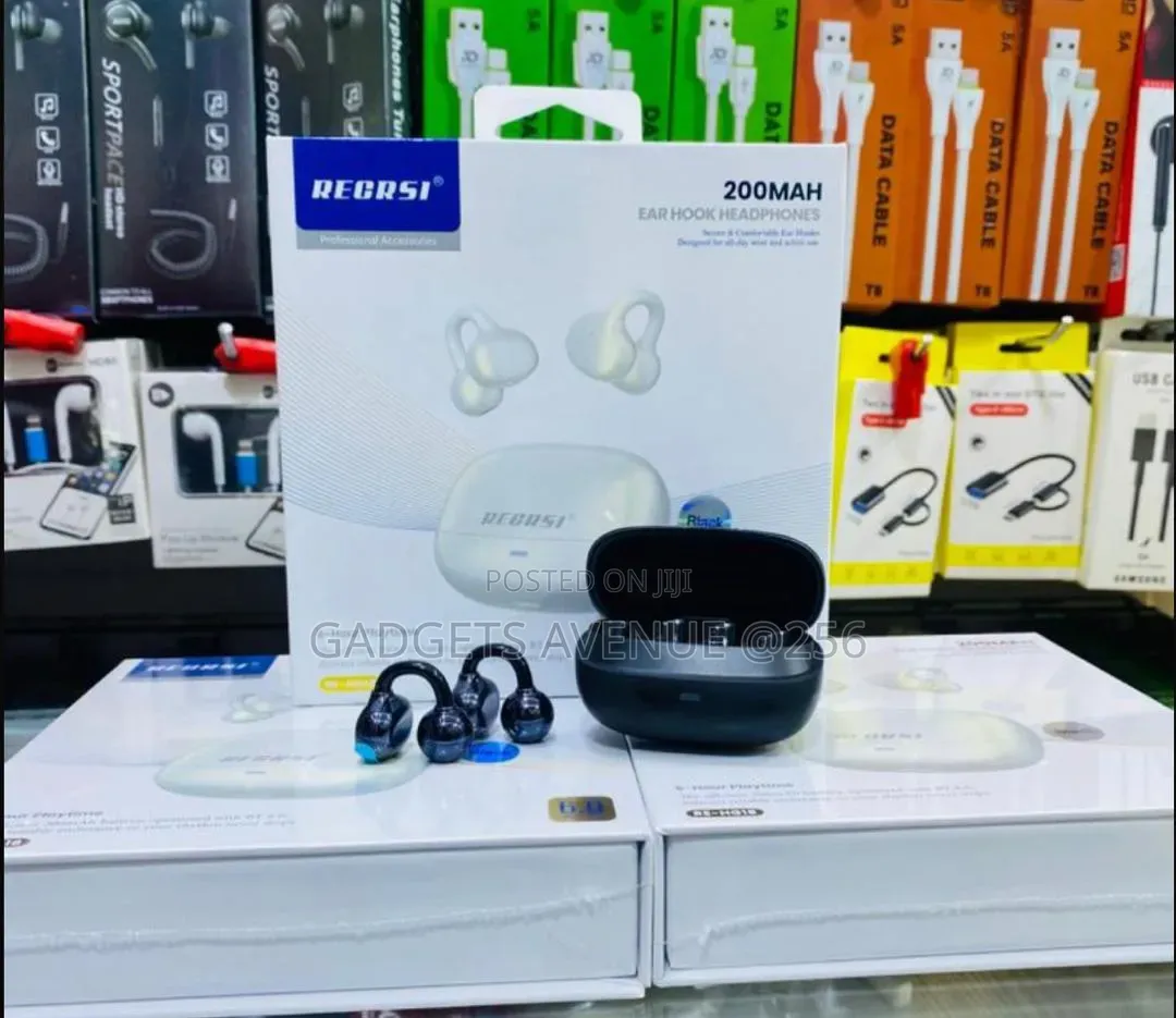 Recrsi TWS Wireless Earbuds With a 200mah Ear Hook Charging Case
