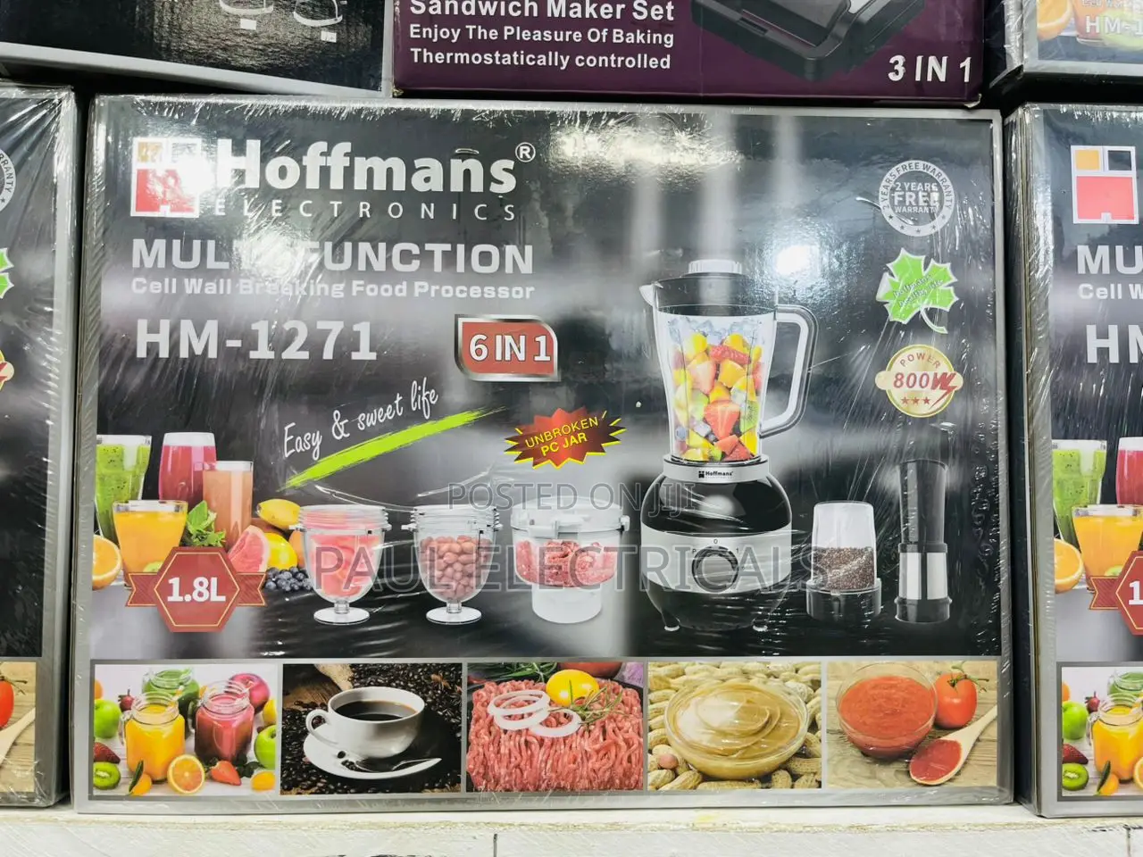 Hoffman 1.8l Food Processor