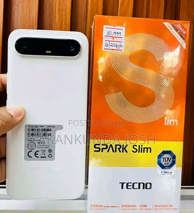 New Tecno Spark Slim 256 GB White