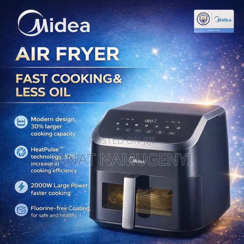 Midea 8.5 Litre Digital Air Fryer With Clear Window