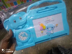 Magnetic Drawing Board With a Built-in Learning or Magic Slate Toy.