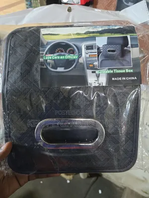 Car Foldable Tissue Holder for Armrests, Headrests and Sunvisors