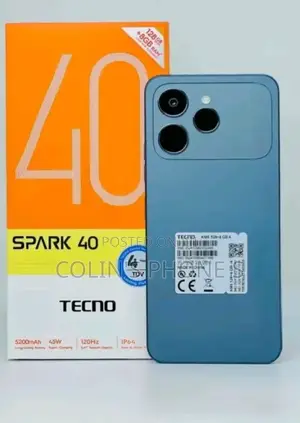 New Tecno Spark 40 256 GB Gray
